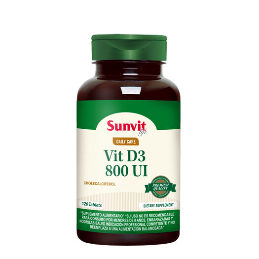 Sunvitlife 800 UI x 120 Comprimidos, , large image number 0
