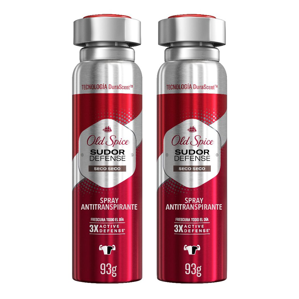 Old Spice Antitranspirante Sudor Defense Spray  93 g x 2 Unidades, , large image number 0
