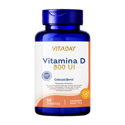 Vitaday Vitamina D 800 Ui 60 Tabletas