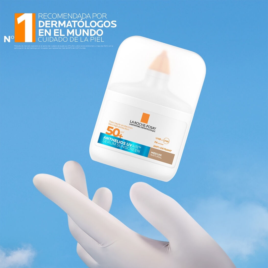 Protector Solar Anthelios UVAIR Tono Medio FPS50+ 50ml, , large image number 4