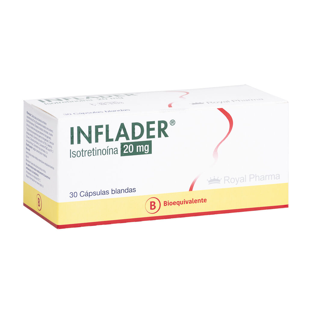 Inflader 20 mg 30 Cápsulas Blandas, , large image number 0