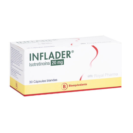 Inflader 20 mg x 30 Cápsulas Blandas, , large image number 0