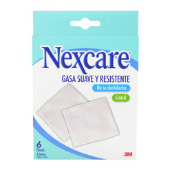 Gasa Estéril Suave y Resistente 15x15cm. Nexcare