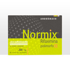 Normix 200 mg x 12 Comprimidos Recubiertos