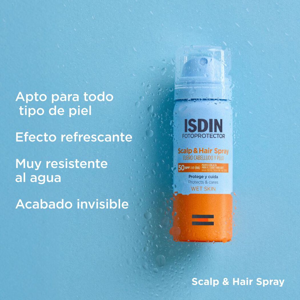 Fotoprotector Solar Cuero Cabelludo FPS 50 Scalp & Hair Spray 50mL, , large image number 2