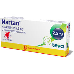 Nartan 2,5 mg x 2 Comprimidos Recubiertos
