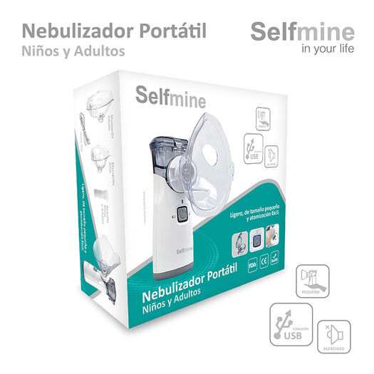Selfmine Nebulizador Portatil Niños Adul, , large image number 0