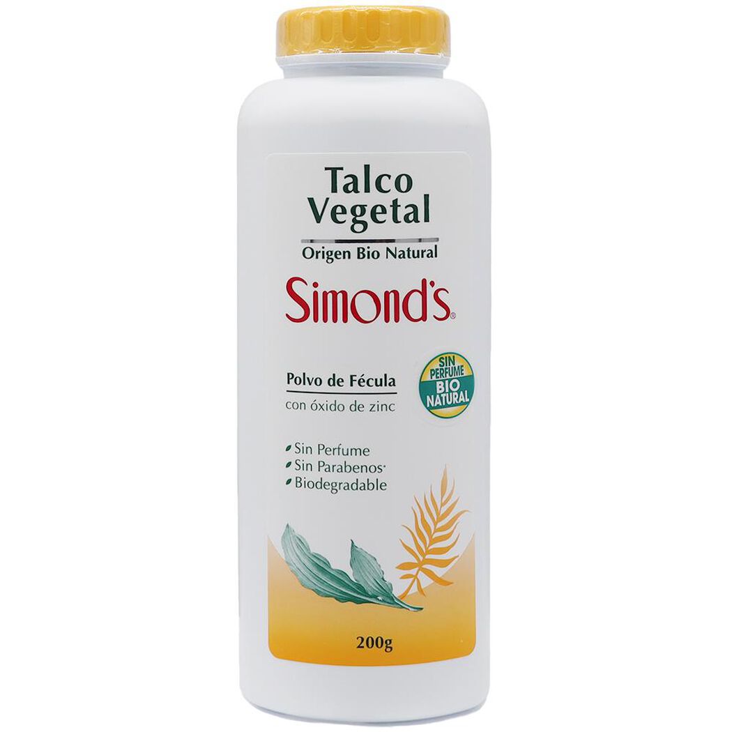 Talco Simonds Vegetal Polvo de F&eacute;cula 200 g, , large image number 0