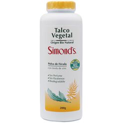Talco Simonds Vegetal Polvo de F&eacute;cula 200 g