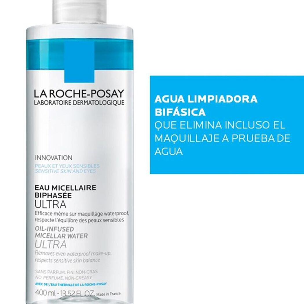 Agua Micelar Bifásico La Roche Posay 400 mL, , large image number 2