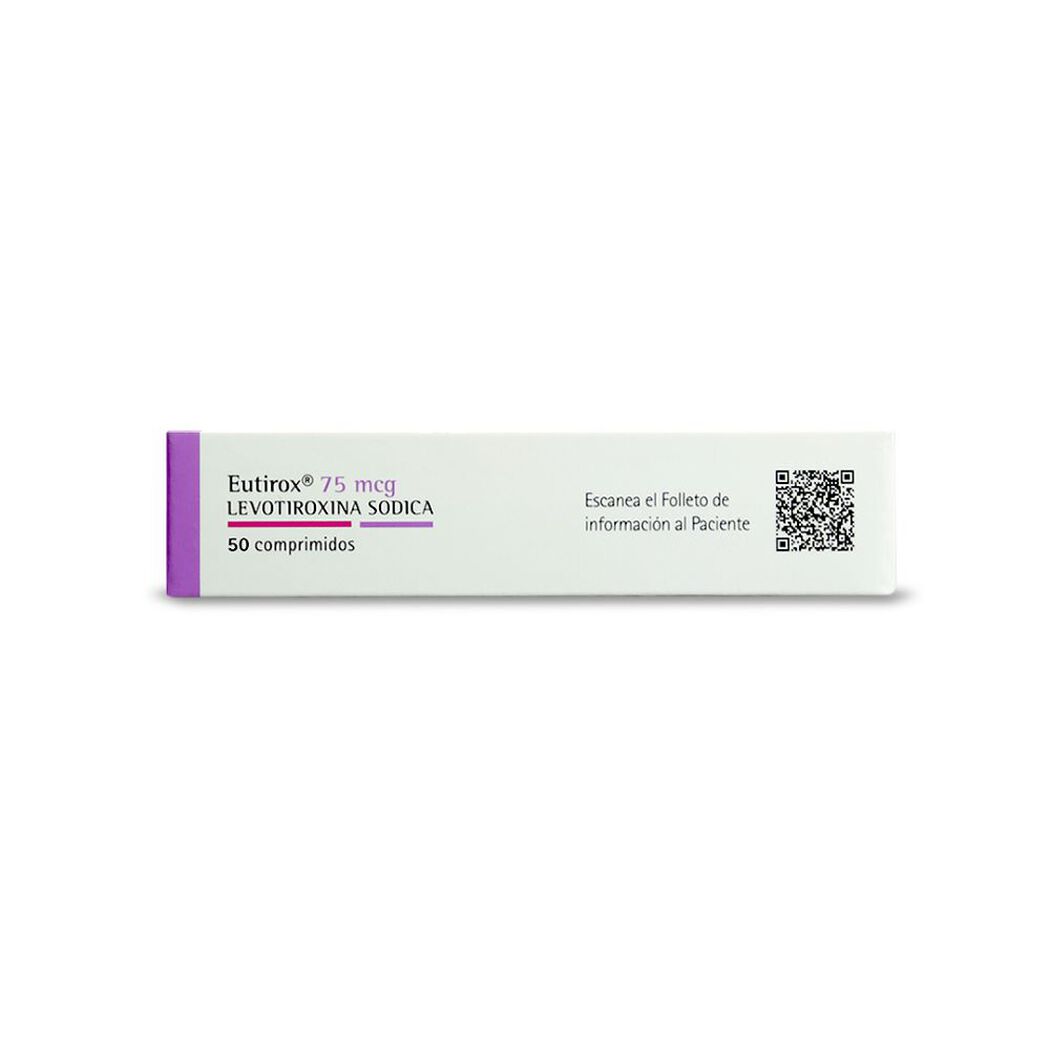 Eutirox 75 mcg 50 Comprimidos, , large image number 2