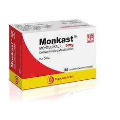 Monkast 5 mg x 28 Comprimidos Masticables