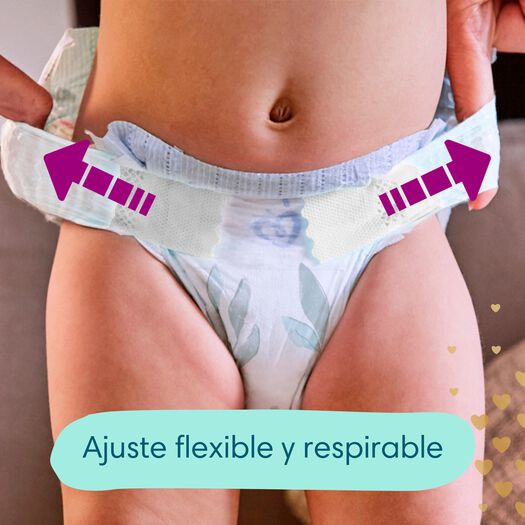 Pañales Pampers Premium Care Hipoalergénico XXG 128 un, , large image number 3