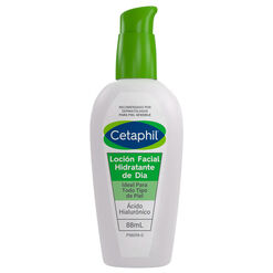 Loción hidratante facial con acido hialuronico de dia cetaphil 88ml