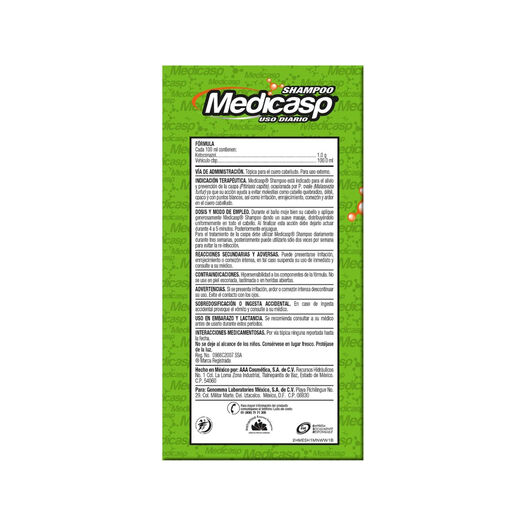 Medicasp Shampoo 130 Ml, , large image number 1