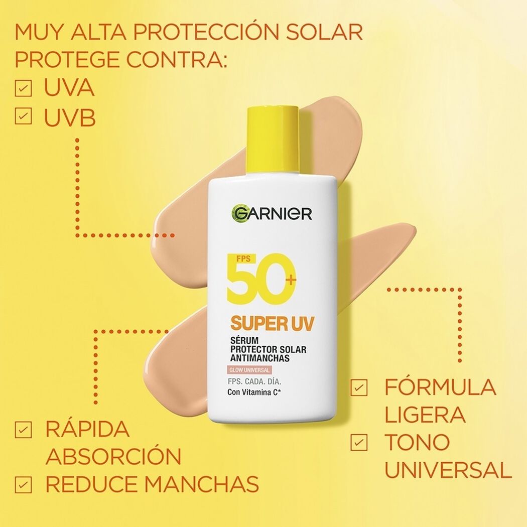 Protector Solar Garnier Super Uv Glow Vitamina C, , large image number 3