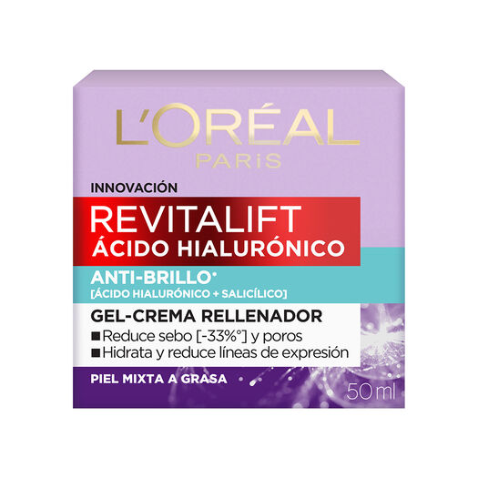 Crema Gel Oil Control Revitalift Ácido Hialurónico 50ml, , large image number 0