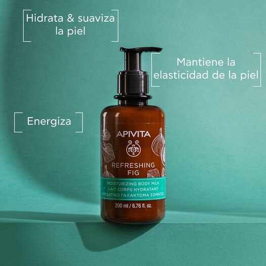 Set Gel Apivita Refreshing Fig de Ducha 250 mL + Crema Corporal 200 mL, , large image number 3