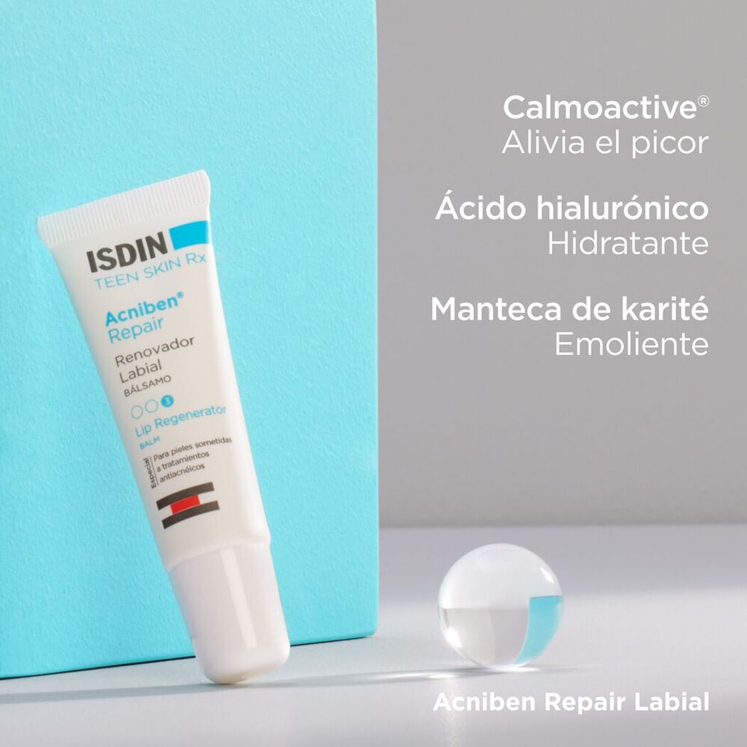 Isdin Bálsamo Labial Acniben® Repair Renovador x 10 mL, , large image number 3