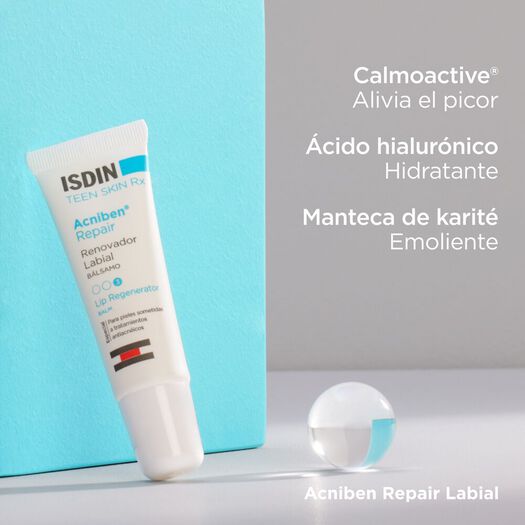 Isdin Bálsamo Labial Acniben® Repair Renovador x 10 mL, , large image number 3
