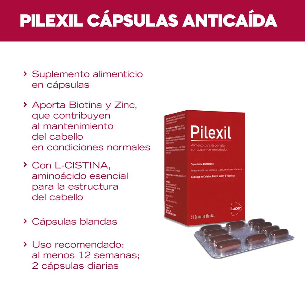 Pilexil x 50 Capsulas Blandas, , large image number 1