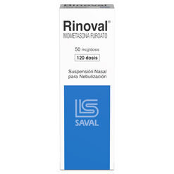 Rinoval 50 mcg x 120 Dosis Suspensión Nasal Para Nebulizacion