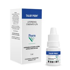 Talof 0,2 % x 5 mL Suspensión Oftálmica