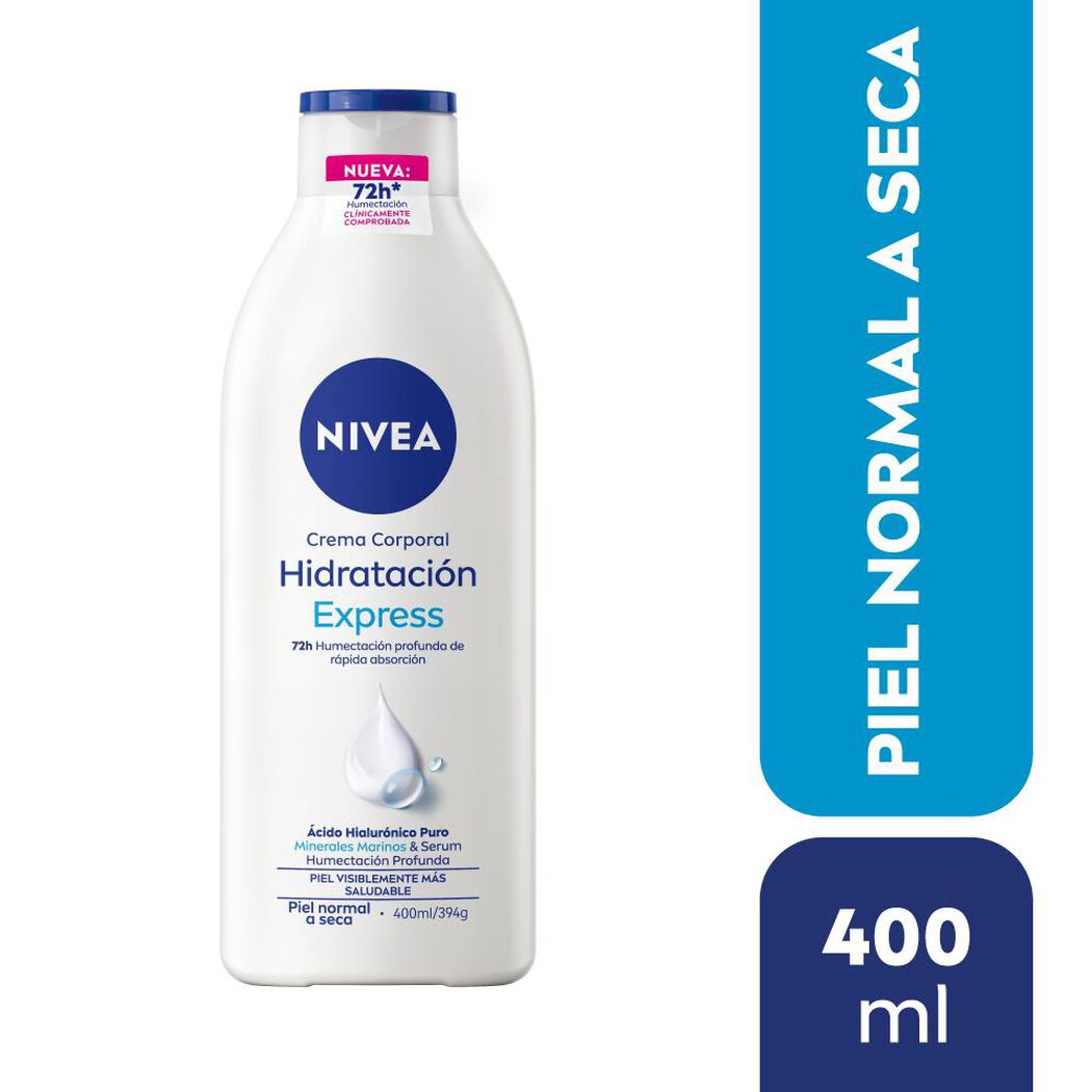 Crema Corporal Nivea Hidratación Express 400 mL, , large image number 0
