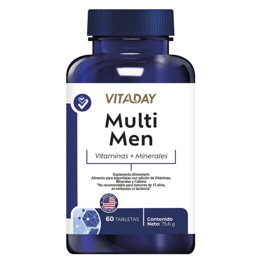 Vitaday Multi Men 60 Tabletas, , large image number 0