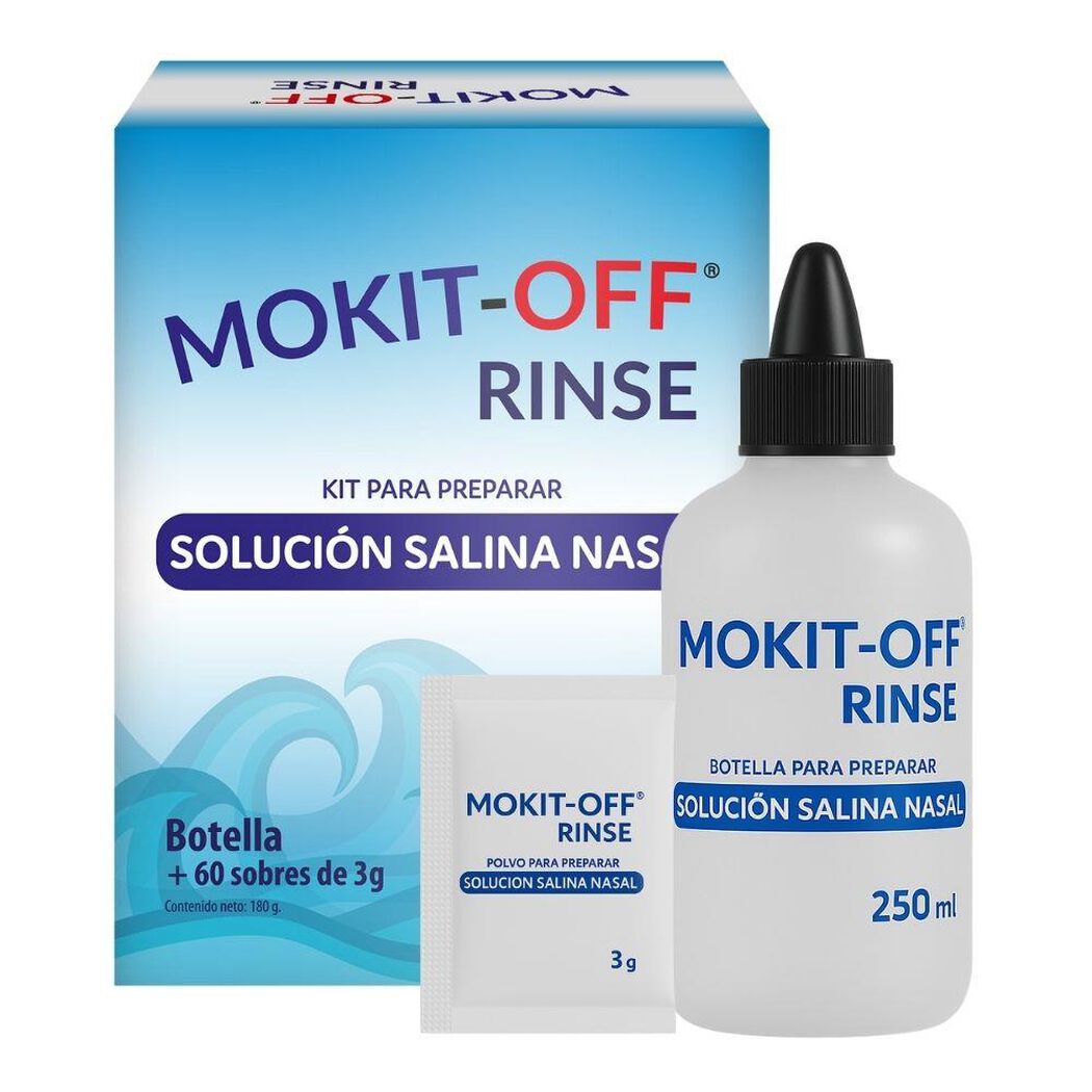 Soluci&oacute;n Salina Nasal Rinse Kit 250mL, , large image number 0