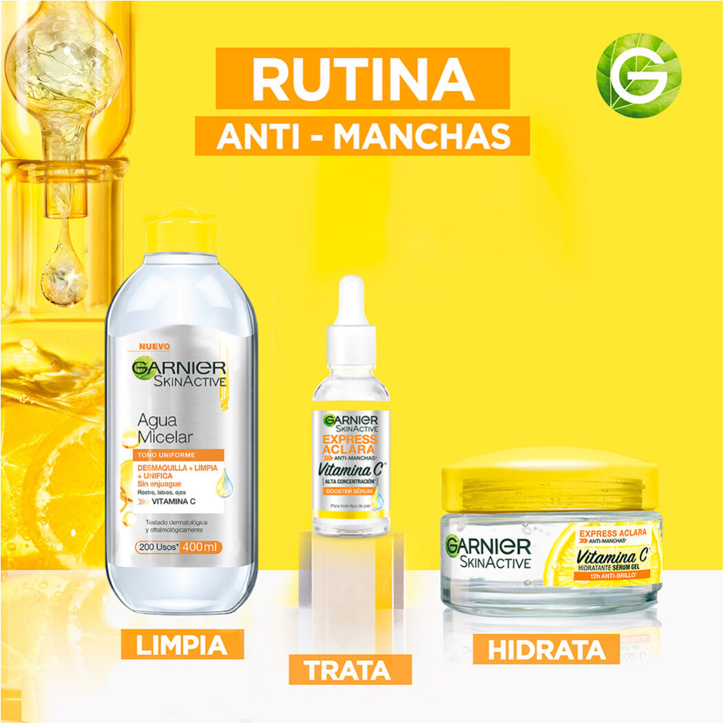 Pack Anti-Manchas Micelar + Serum + Crema Gel, , large image number 2