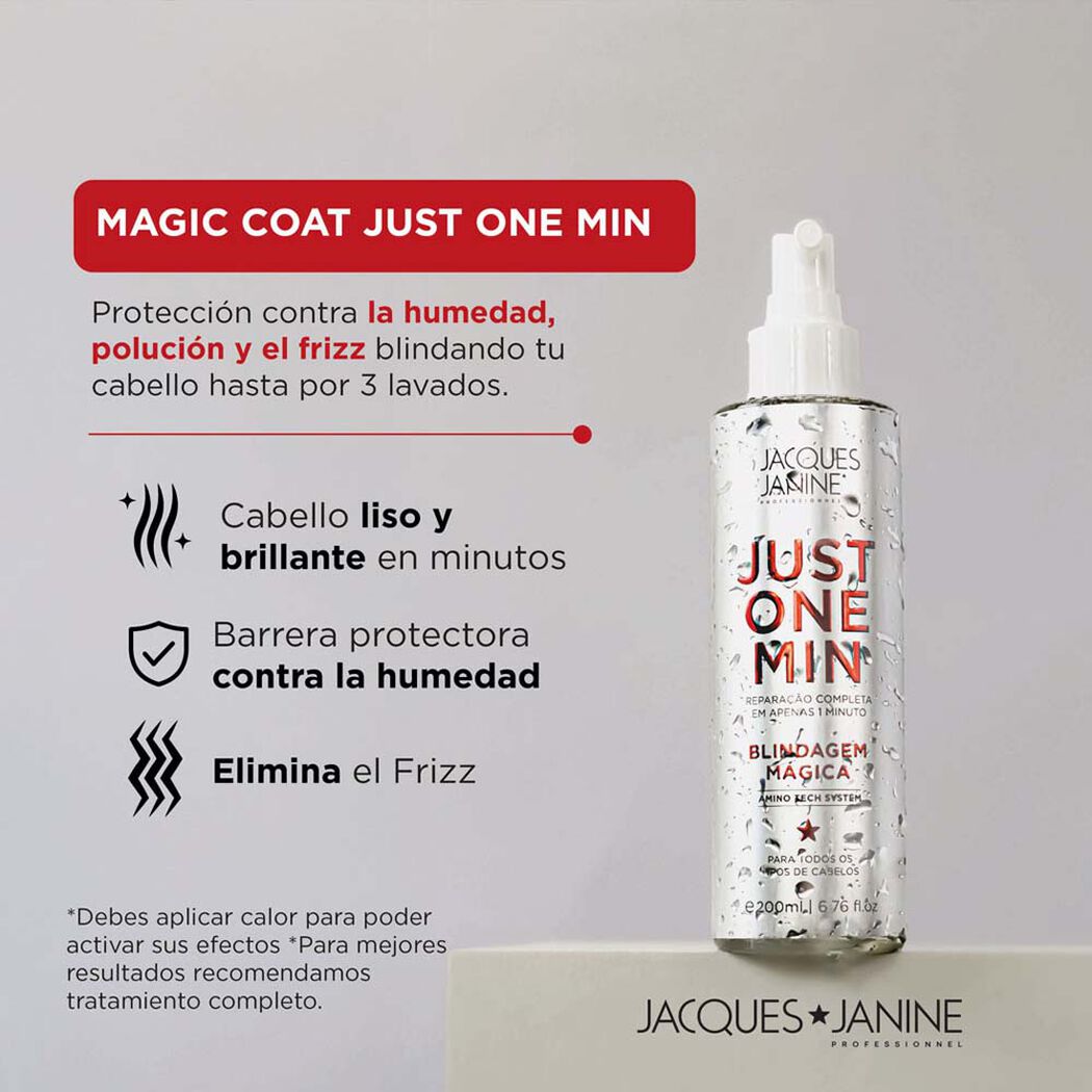 Magic Coat Jacques Janine Just One Minute Blindage Capilar 120ml, , large image number 2