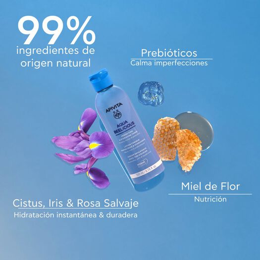 Tónico Perfeccionador & Hidratante Aqua Beelicious 200ml Apivita, , large image number 1