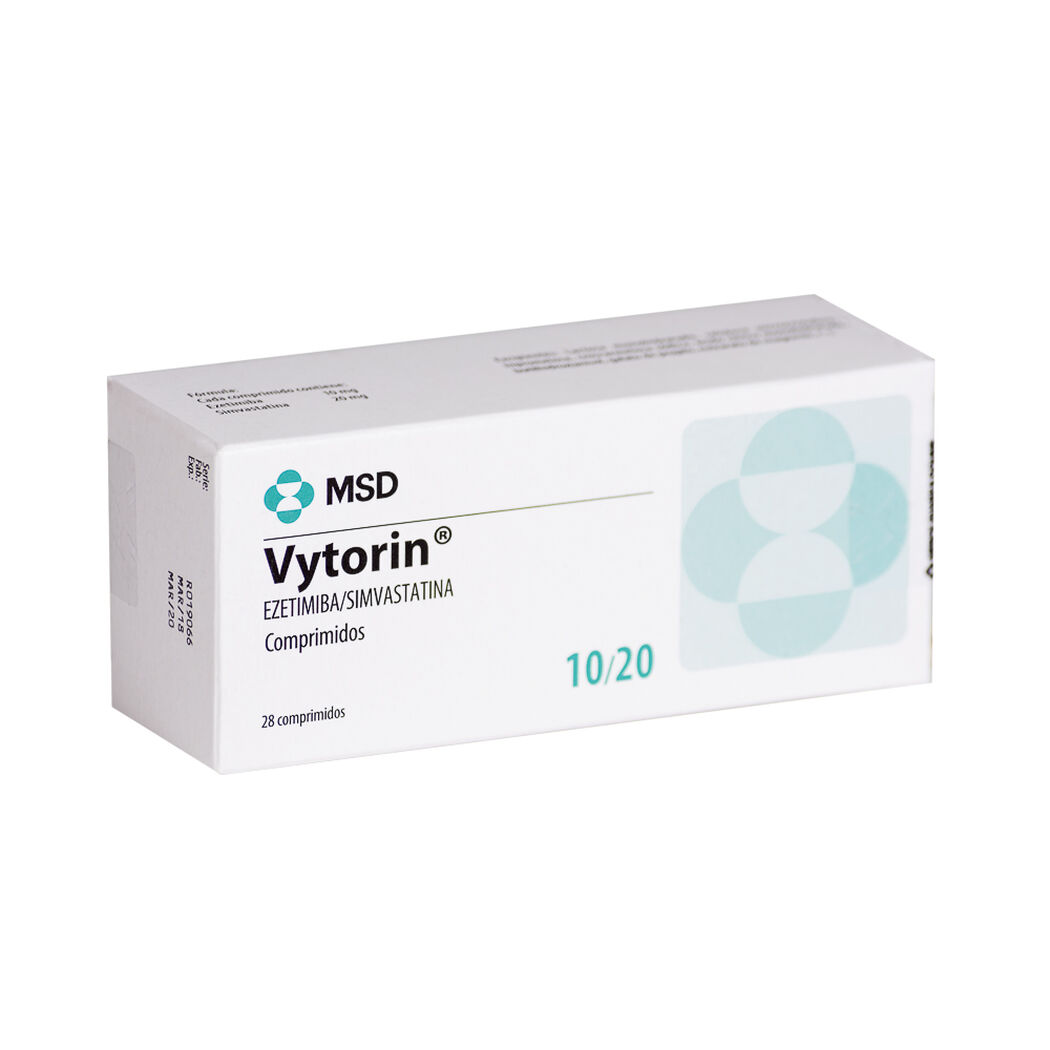Vytorin 10 mg/20 mg 28 Comprimidos, , large image number 0