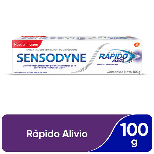 Sensodyne Rápido Alivio Crema Dental para Dientes Sensibles, 100g, , large image number 0