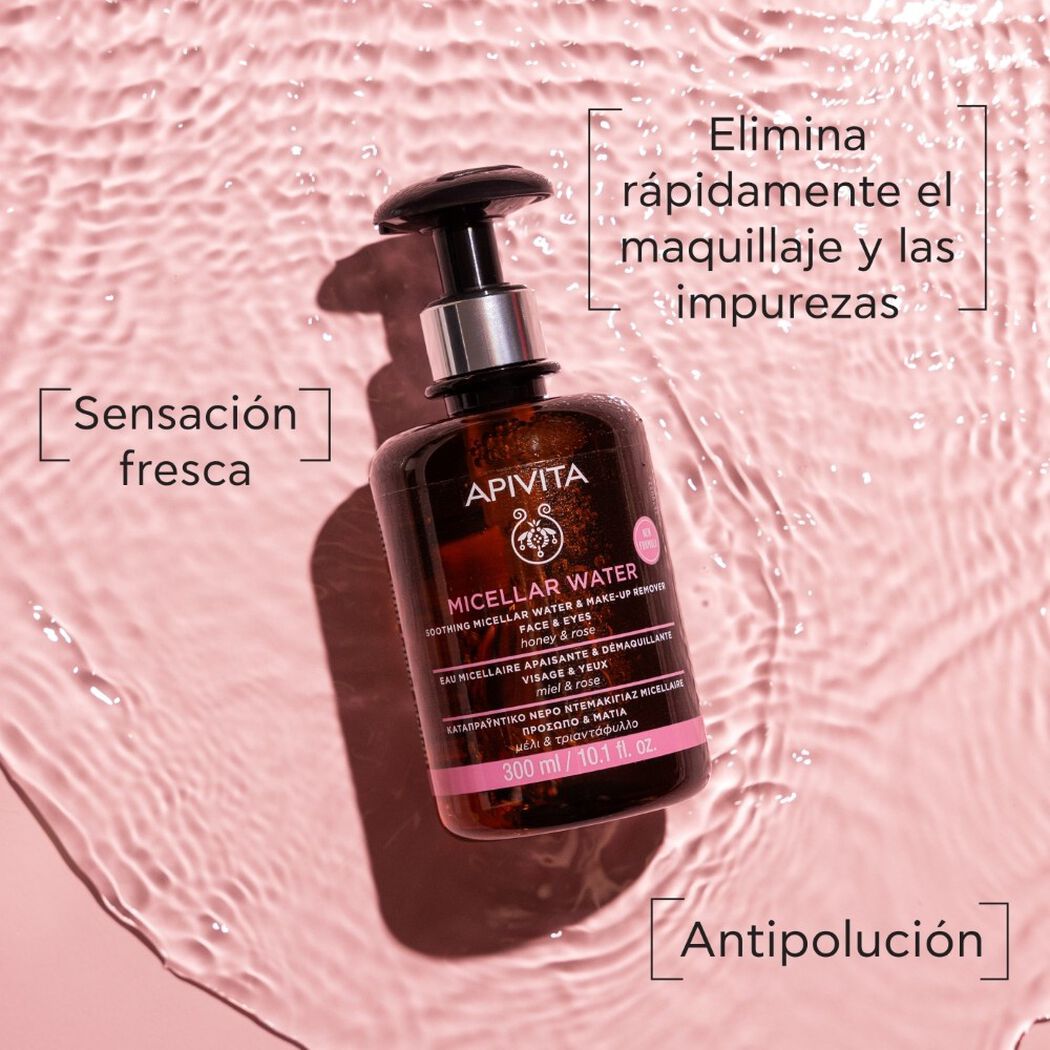 Agua Micelar Limpiadora 300ml Apivita, , large image number 1