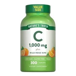 Vitamina C 1.000 mg + Rosa Mosqueta 300 C&aacute;psulas