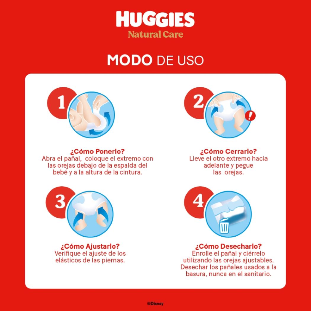 Pañales Huggies Natural Care XXG 52 un, , large image number 2