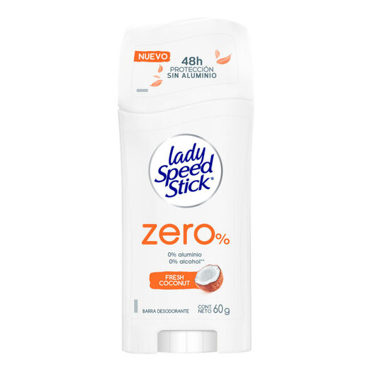 Desodorante En Barra Lady Speed Stick Zero% Coconut 60 G, , large image number 1