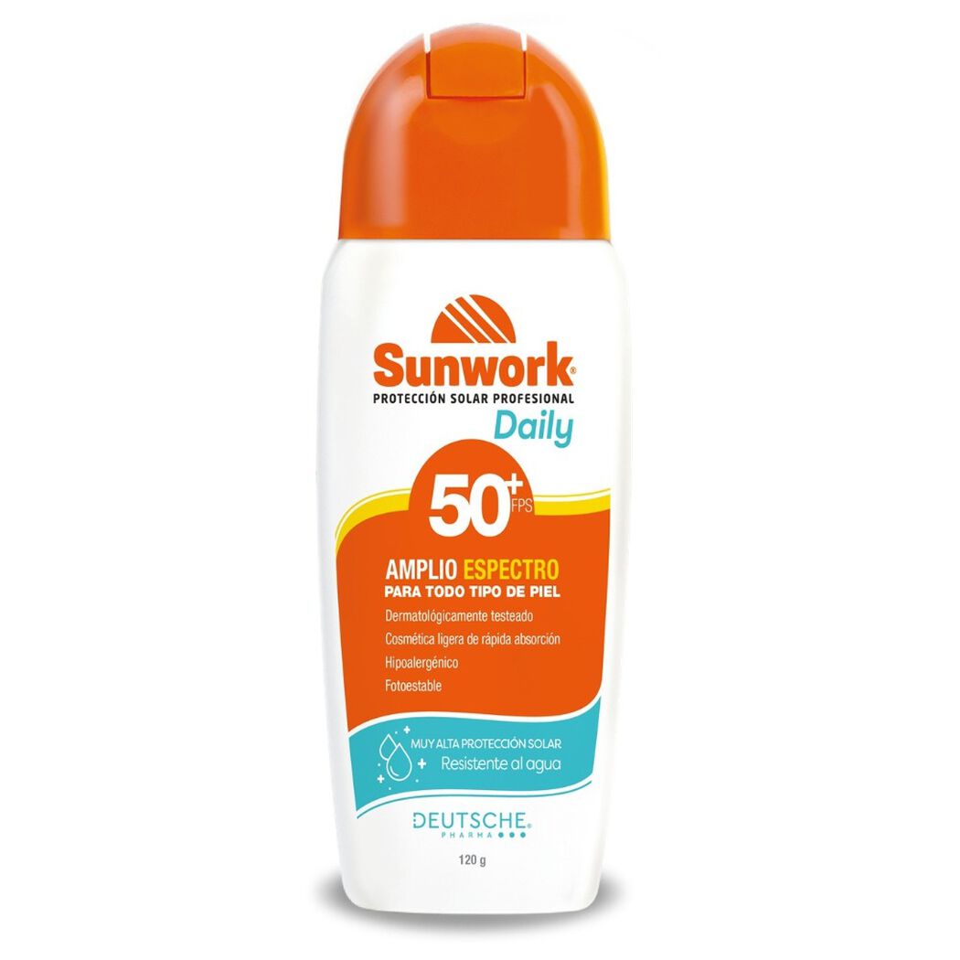Protector Solar Sunwork Daily FPS 50+ 120 g, , large image number 0