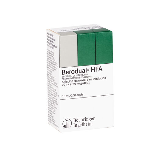 Berodual HFA x 200 Dosis Solución En Aerosol Para Inhalación, , large image number 0