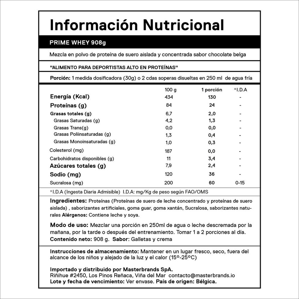 Proteina QNT Prime Whey Cookies Cream 908 g, , large image number 4