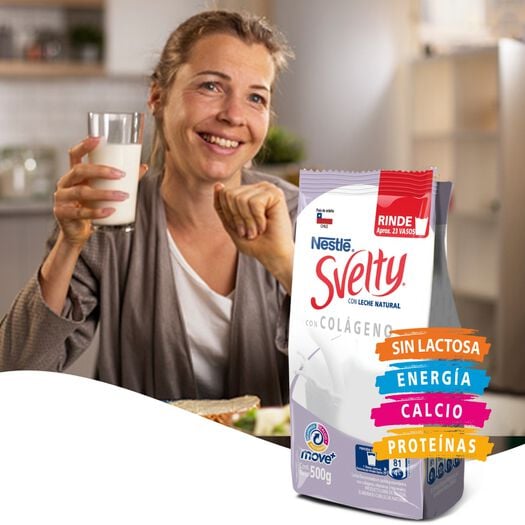 Leche en Polvo Svelty con Colágeno Sin Lactosa 500g , , large image number 2