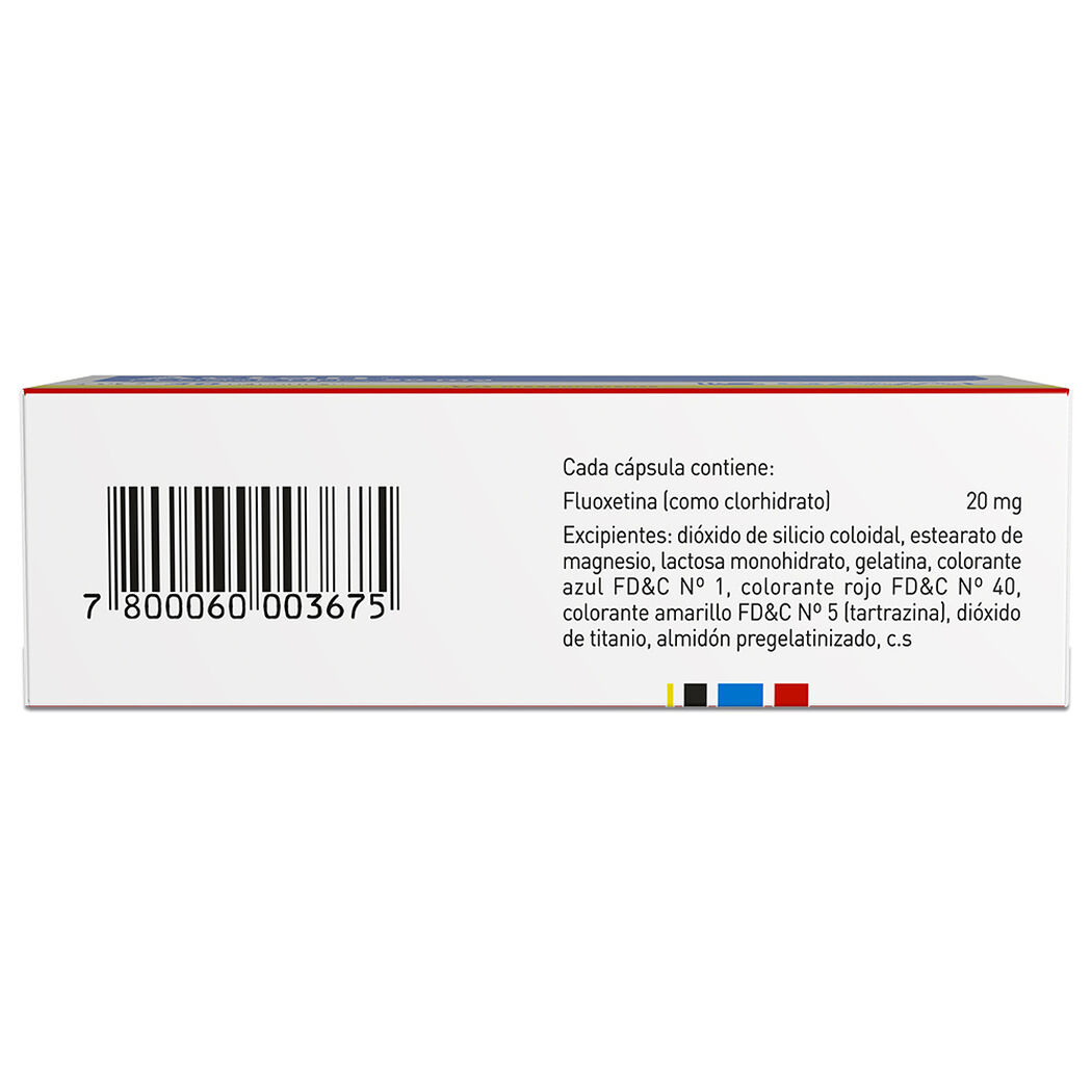 Actan Fluoxetina 20 mg 30 c&aacute;psulas, , large image number 1