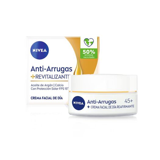CREMA FACIAL ANTIARRUGAS 55+ REVITALIZANTE NIVEA 50 ML, , large image number 1