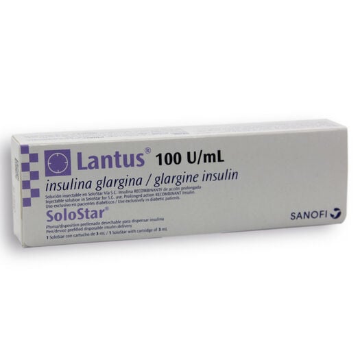 Insulina Lantus Solostar 100 UI/mL Solucion Inyectable x 1 Unidad, , large image number 0