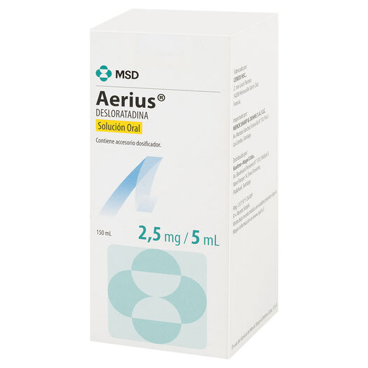 Aerius 2.5 mg/5ml Solución Oral Fco. 150 ml, , large image number 2
