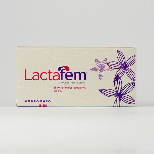 Lactafem 75 mcg x 28 Comprimidos Recubiertos, , large image number 0