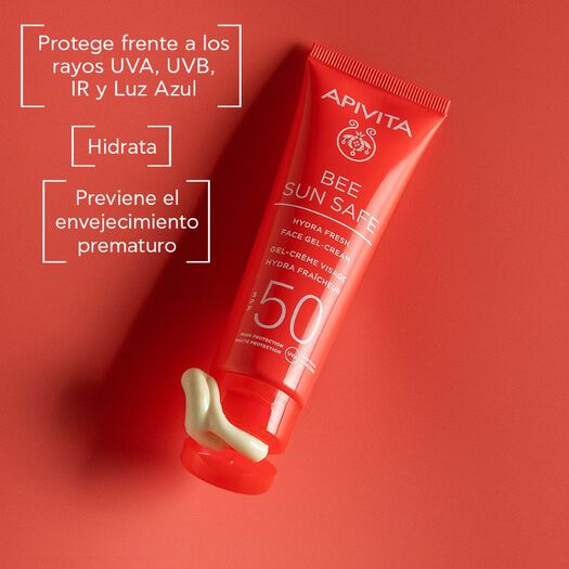 Protector Solar Hydra Fresh SPF50 con Color 50ml Bee Sun Safe Apivita, , large image number 4