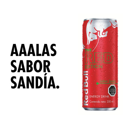Red Bull Bebida Energética Red Sandia 250ml, , large image number 1